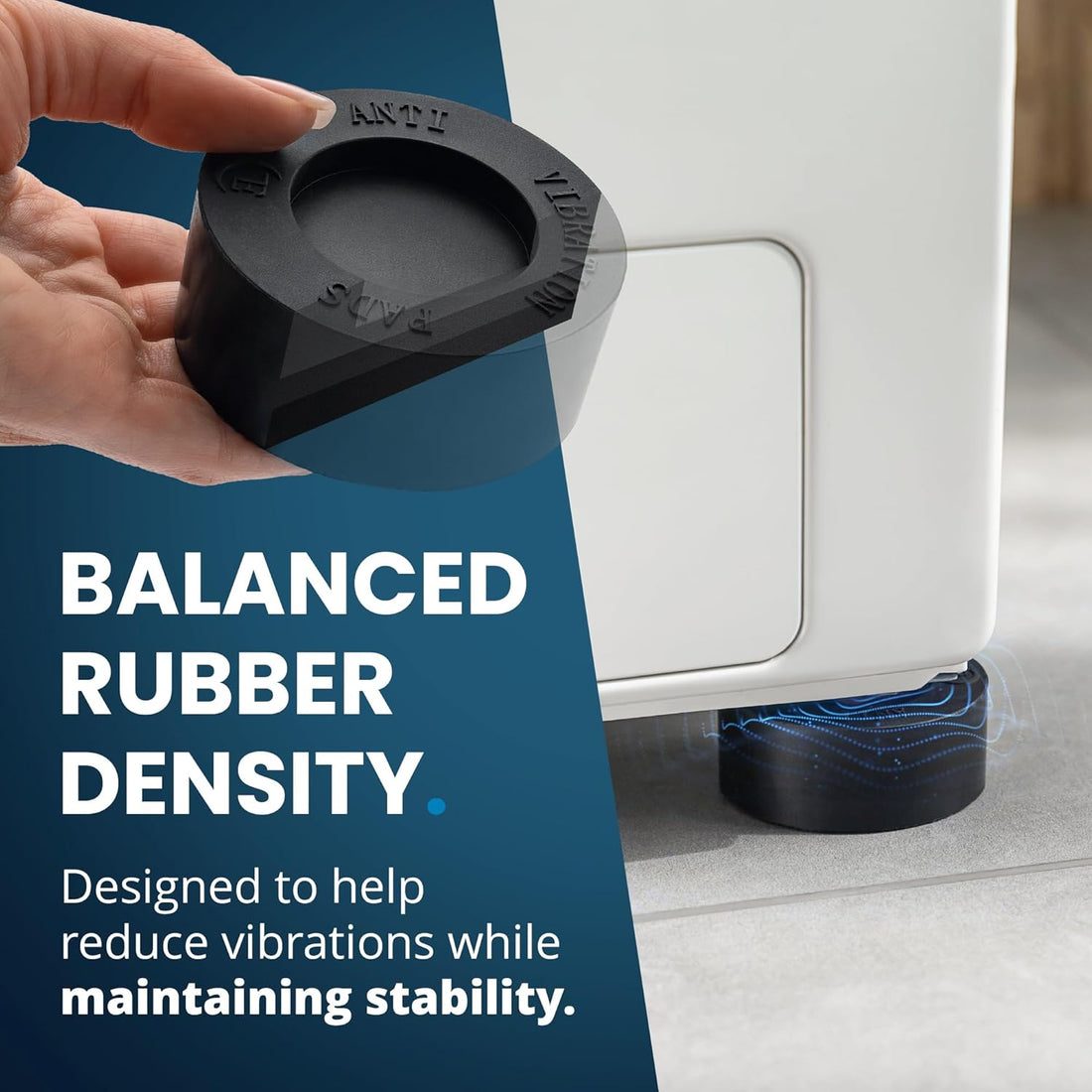 Anti Vibration Pads with Tank Tread Grip