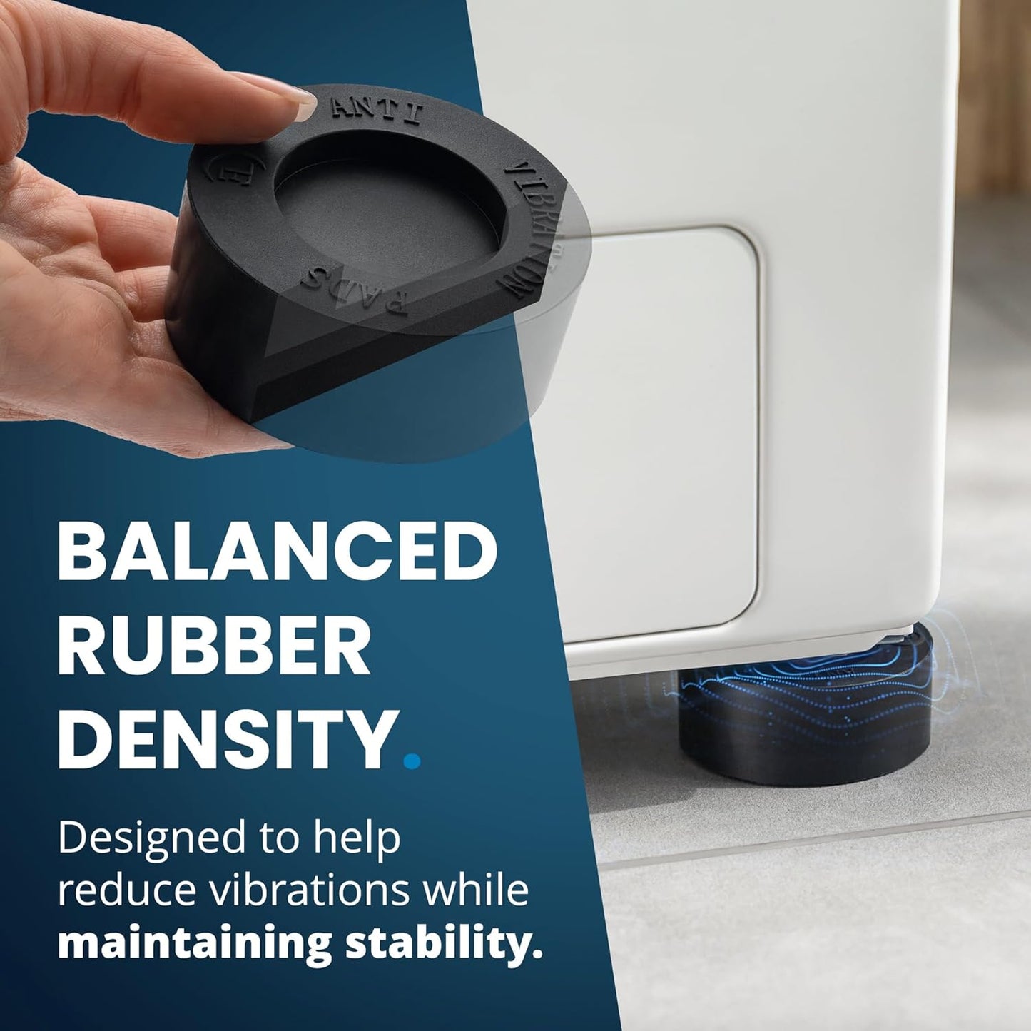 Anti Vibration Pads with Tank Tread Grip