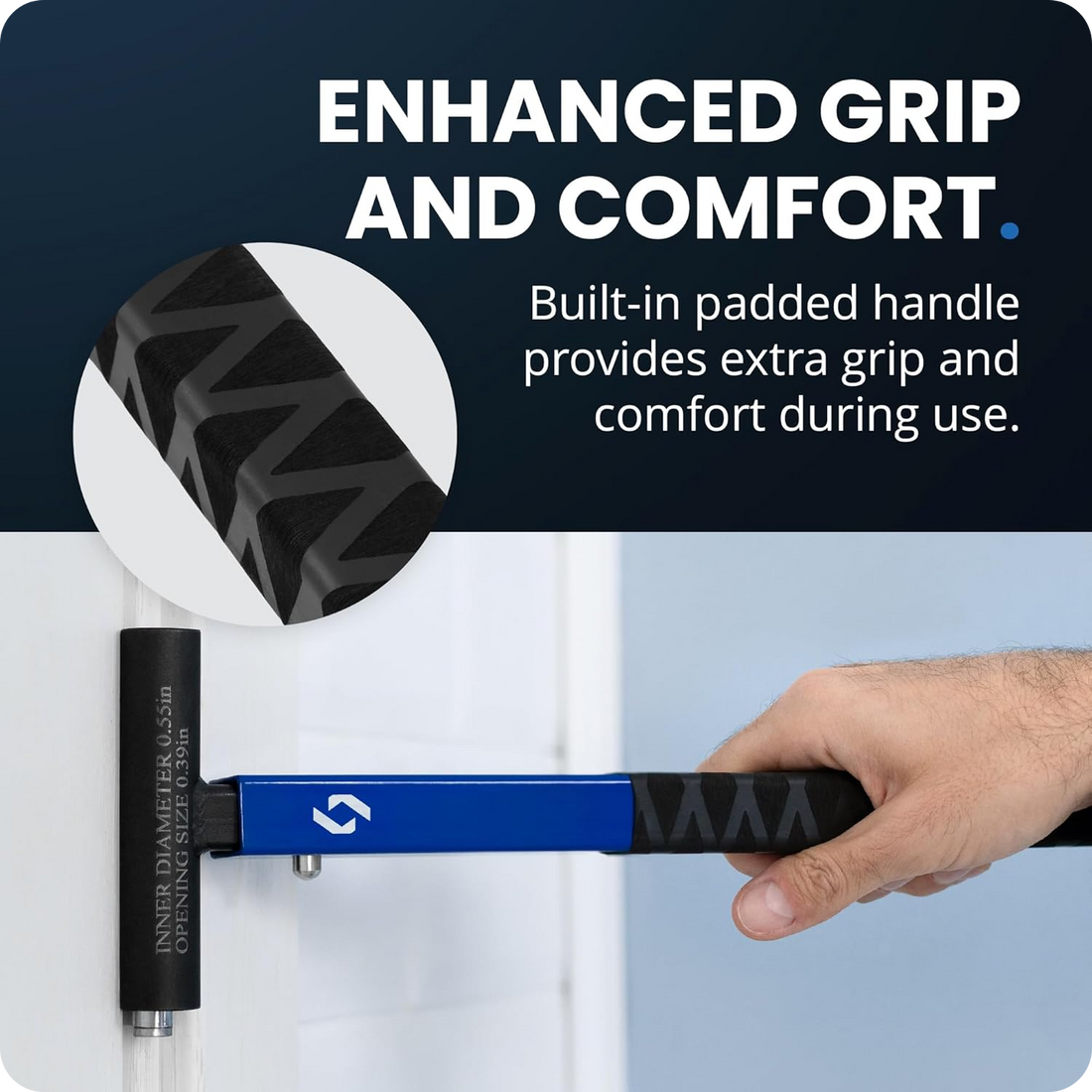 Durable Steel Door Hinge Adjustment Tool by Eleon Direct - Professional Grade Hand Tool for Door Repair