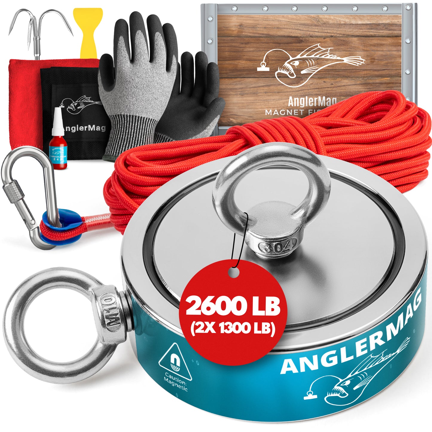 AnglerMag Magnet Fishing Kit