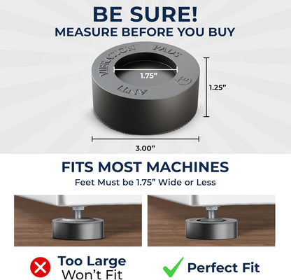 Anti Vibration Pads with Tank Tread Grip