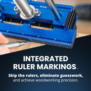 Self Centering Dowel Jig – Extra Wide 6.7" Clamp & Drill Guide thumbnail 6
