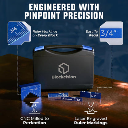 Blockcision Woodworking Setup Blocks