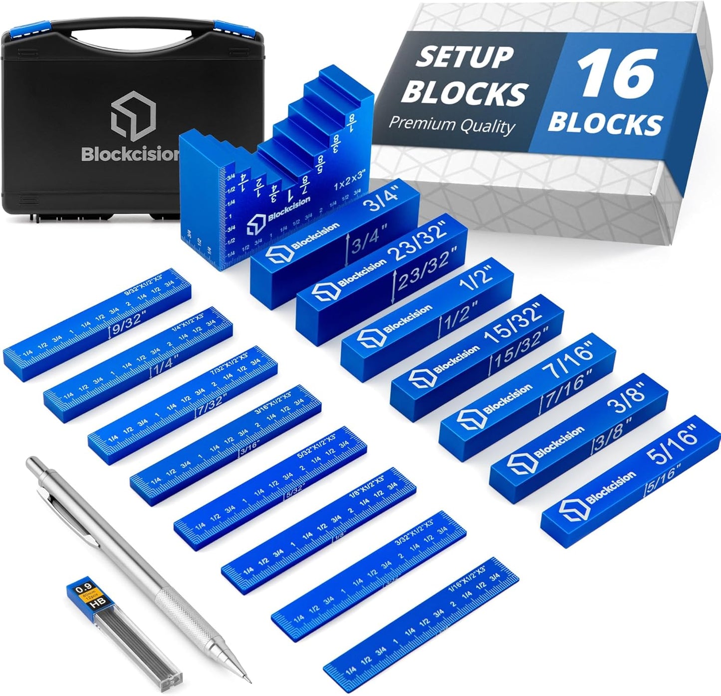 Blockcision Woodworking Setup Blocks