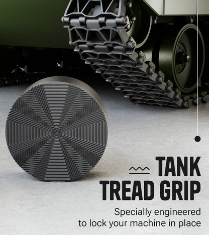 Anti Vibration Pads with Tank Tread Grip