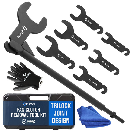Pneumatic Fan Clutch Removal Tool Kit with TriLock Joint