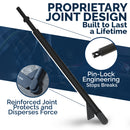 Eleon Rhino Fan Clutch Tool with Proprietary Joint Design - Reinforced Pin-Lock Engineering to prevent breaks under high-force pneumatic use - Professional grade air hammer rod.