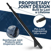 Eleon Rhino Fan Clutch Tool with Proprietary Joint Design - Reinforced Pin-Lock Engineering to prevent breaks under high-force pneumatic use - Professional grade air hammer rod. thumbnail 3