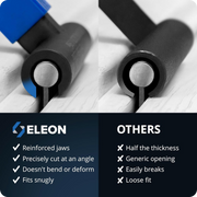 Eleon vs. Generic Door Hinge Tweakers: Comparison showing reinforced jaws and precision-angled cuts that prevent bending and provide a snug fit vs. thin, generic alternatives. thumbnail 7