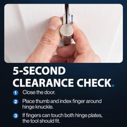 Door Hinge Adjustment Tool Kit - 4 in 1 Precision Hinge Gap Adjusting Wrench thumbnail 3