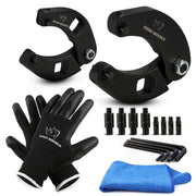 Rhino 17-Piece Adjustable Gland Nut Wrench Kit: Includes 1266 and 7463 hydraulic cylinder wrenches, 8 interchangeable pins, 4 hex keys, non-slip work gloves, and microfiber towel - Rhino Direct. thumbnail 1